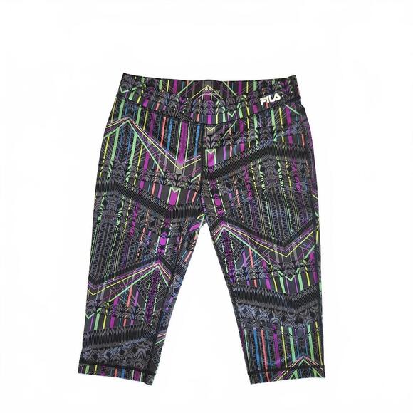 FILA Sport Women's Colorful Capris - Size Medium - Picture 1 of 5